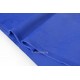 Destock 1.03m tissu velours milleraies épais extensible coton doux bleu largeur 140cm 