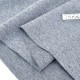 Destock 1.5 m tissu sweat coton dense lourd bi-extensible gris chiné largeur 136cm 