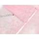 Destock lot 4.3m dentelle broderie tulle brodé fine haute couture rose largeur 29cm