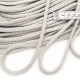 Destock 20m cordon cordelette tressé coton écru gris diamètre 5mm