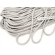 Destock 20m cordon cordelette tressé coton écru gris diamètre 5mm