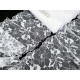 Destock 7.3m dentelle broderie tulle brodé fine haute couture blanche largeur 21cm