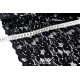 Déstock lot 4.7m dentelle élastique lingerie fluide noire largeur 26-27cm