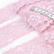 Déstock 15m dentelle élastique fluide spécial lingerie rose poudré largeur 5.5cm