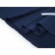 Destock 1.8m tissu sweat coton doux fluide bleu nuit grande largeur 188cm 