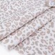 Destock 1.55m tissu velours milleraies coton doux léopard largeur 143cm