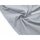 Destock 2.8m tissu velours milleraies coton doux gris clair largeur 150cm froissé