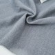 Destock 1.6m tissu velours de laine doux fluide gris largeur 148cm bord taché