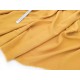 Destock 2.3m tissu cupro soyeux fluide moutarde largeur 150cm