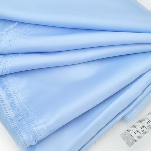 Destock 2.1m tissu doublure polyester fin souple bleu clair largeur 150cm 