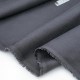Déstock 1.5m tissu lin lavé lourd fluide extensible extra doux gris foncé largeur 140cm 