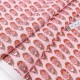 Destock 2.06m tissu américain toile de coton imprimé rose largeur 113cm