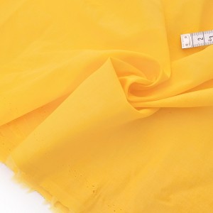 Destock 1.9m tissu batiste de coton fin doux jaune largeur 147cm 