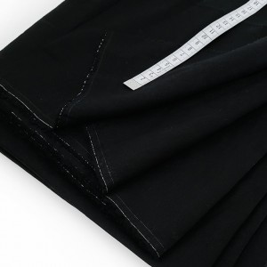 Déstock 3m tissu lin souple noir largeur 139cm 