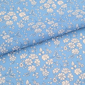 Tissu liberty tana lawn capel bleu 0.54m