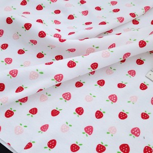 Destock 1.85m tissu jersey coton extra doux fraise largeur 180cm