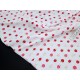 Destock 1.85m tissu jersey coton extra doux fraise largeur 180cm