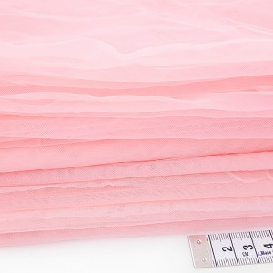 Déstock 3m tissu tulle élastique extra fin doux rose largeur 160cm