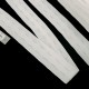 Déstock 12.7m ruban fonceur ruflette pour rideaux polyester écru largeur 2.8cm