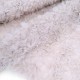 Déstock 1.4m tissu haute couture tulle à volants doux gris beige  largeur 130cm 