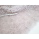 Déstock 1.4m tissu haute couture tulle à volants doux gris beige  largeur 130cm 