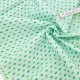 Destock 0.48m tissu plumetis coton vert menthe largeur 147cm 