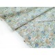 Destock 2.6m tissu japonais popeline coton soyeux fleuri multicolore largeur 150cm