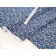 Destock 0.53m tissu japonais batiste coton soyeux fleuri largeur 113cm