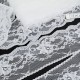 Déstock 8.8m dentelle de calais douce blanche largeur 6cm