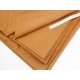 Déstock 2.8m tissu popeline de lin et coton soyeux caramel largeur 148cm 