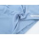 Destock 2.5m tissu cupro polyester soyeux fluide bleu orageux largeur 153cm