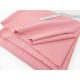 Destock 1m tissu bord-côte 2/2 coton jersey cotelé doux rose largeur 120cm 