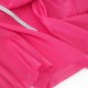 Déstock 1.5m tissu satin polyester lourd fluide rose largeur 148cm 