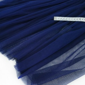 Destock lot 2m tissu tulle fin souple bleu largeur 170cm