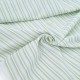 Destock 2m tissu popeline de polyester soyeux doux rayures tissées largeur 147cm 