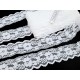 Déstock lot 16m dentelle élastique douce fluide spécial lingerie blanche largeur 4.7cm