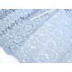 Destock 2.3m tissu dentelle en coton doux gris largeur 135cm