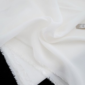 Destock 3m tissu lin et lyocell soyeux extra-doux fluide blanc largeur 145cm