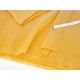 Destock 0.75m tissu batiste de soie satiné soyeux extra doux jaune largeur 110cm