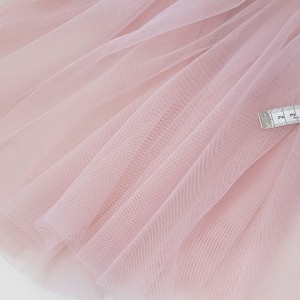 Destock 2.4m tissu tulle fin souple rose poudré largeur 175cm