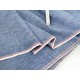 Déstock 3.2m tissu chambray lin tissé teint extensible gris largeur 125cm