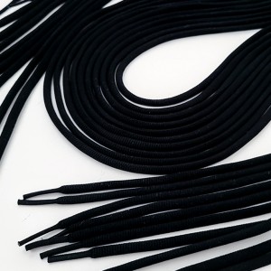 Destock 10 cordons de serrage lacets avec extrémités de cordon noir longueur 120cm