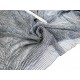 Déstock 3m tissu tulle lurex pailleté argenté noir largeur 150cm