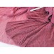 Déstock 1.8m tissu tulle plissé élastique lurex pailleté extra doux fluide vieux rose largeur 148cm