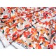 Destock 2.2m tissu satin polyester imitation soie extra doux fluide imprimé fleuri largeur 153cm