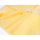 Destock 1m tissu jersey coton soyeux fluide jaune grande largeur 185cm 