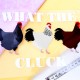 Destock transfert textile thermocollant les poules what the cluck taille 22x14cm