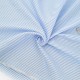 Déstock 2.4m tissu popeline polyester rayures tissées souple largeur 145cm 