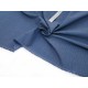 Déstock 1.7m tissu polycoton mini carreaux tissés bleu largeur 148cm