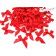 Destock 26 nœuds papillon déco satin rouge taille 5.5 cm